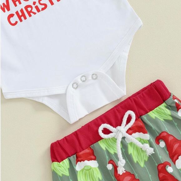 NWT Baby 3–6 Months Christmas 3-Piece Outfit Set - Picture 4 of 11